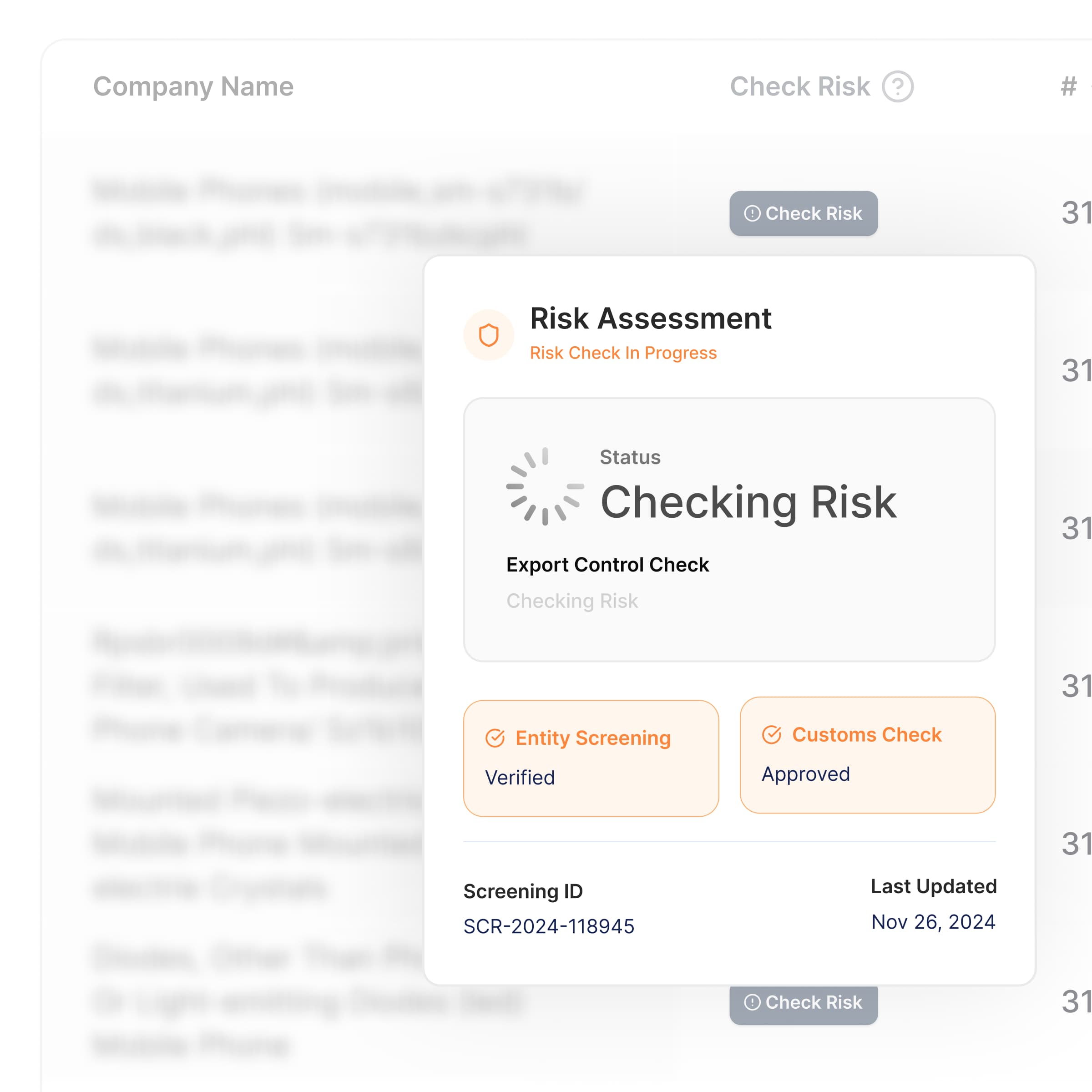 Risk Assessment Dashboard Illustration