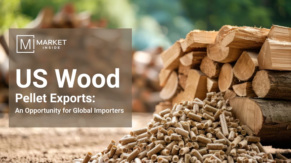 Analyzes the US export market for wood pellets using trade data.